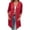 Red, variant on Jackets for Women, Women's Button Down Cardigan Sweater V Neck Long Sleeve Patch Pockets
