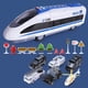 thumbnail image 3 of De Juguetes Eléctricos, Tren De Pasajeros De Alta Velocidad, Pista De Música, Almacenamiento De Inercia, Avión De Transporte, Coche Educativo De Ciudad De Gran Tamaño 1 Juego Inevent FN002535-00, 3 of 6