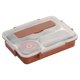 thumbnail image 3 of Toystoory Fiambrera Caja de alimentos a prueba de fugas de acero inoxidable Contenedor de almacenamiento de comidas con aislamiento térmico, Verde, L Suministros térmicos marrón L Toystoory HA006687-08, 3 of 6