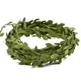 thumbnail image 5 of Hojas verdes artificiales de seda hechas a mano en forma de hoja de 10 metros para decoración de bodas, corona de bricolaje, regalo, álbum de recortes, artesanía, flor falsa, 5 of 5