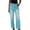 Green, variant on QQAMB Wide Leg Jeans for Women Trendy High Waisted Stretchy Denim Pants Baggy Jeans Trouser Jeans with Pockets Green M