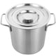 thumbnail image 5 of Olla de acero inoxidable para sopa, cubo para cocinar mariscos, cubo de metal para sopa, olla con tapa, 5 of 8