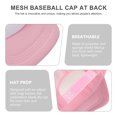 thumbnail image 5 of HOOWIFFY 10Pcs Baseball Caps for Crafting Mesh Design Breathable Pink for Camping, 5 of 5