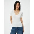 thumbnail image 3 of V Neck Short Sleeve T-Shirt, 3 of 6