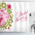 thumbnail image 1 of Ambesonne Pink Shower Curtain, Bride Shabby Flowers, 69"Wx84"L, Pale Pink Hot Pink, 1 of 3