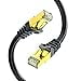 thumbnail image 3 of BIFALE Cat7 Ethernet Cable 75ft, Cat7 Outdoor Cable Triple shielding SSTP 10Gbps 600MHz Ethernet Patch Cable for Modem Router LAN RJ45, UV/Water Proof, Direct Burial, PE Jacket, 3 of 3