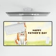 thumbnail image 4 of Cute Akita Loves Dad Happy Father's Day Desk Mat Full Keyboard Mouse Pad Inu Dog Lover Large Mousepad - 12008, 4 of 5