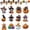 A006- Style F, variant on Halloween Christmas Diamond Art Kit for Adults - 12 Diy Beaded Keychain Crafts with Gem Painting Accessories, Christmas Tree Ornaments, Gift Making Set