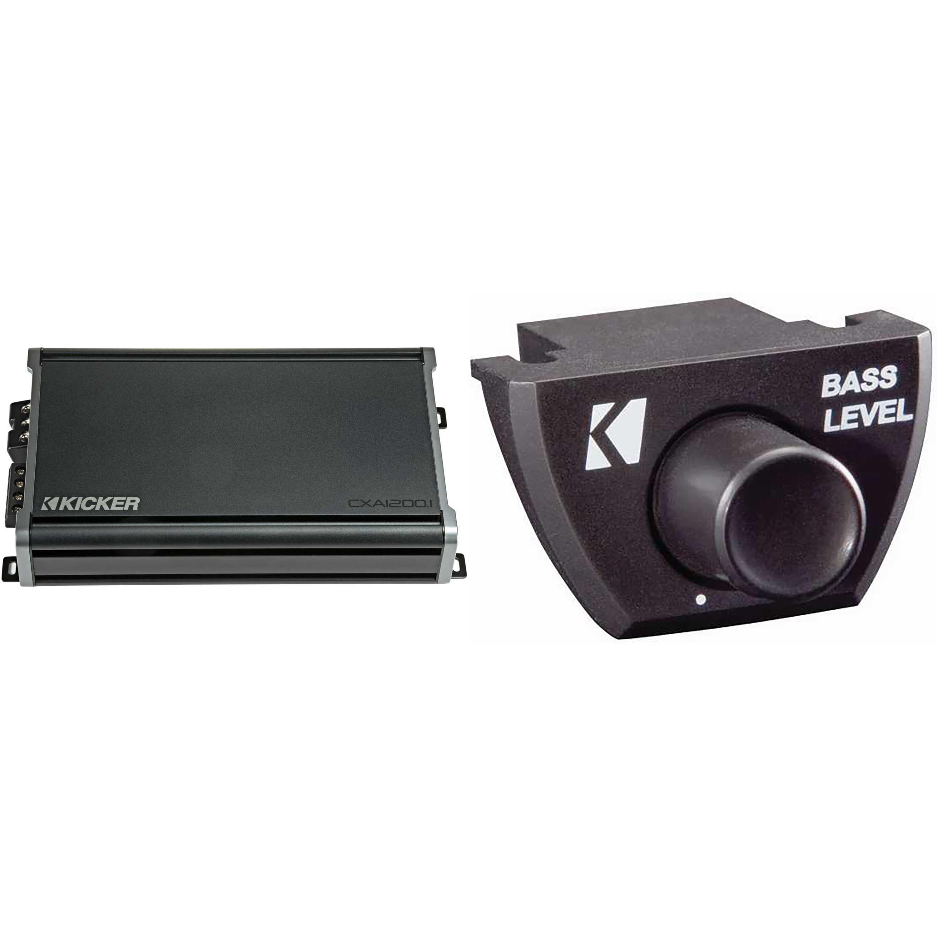 Kicker ZX1500.1 Car Stereo Zx Series Class D Mono 1500W Subwoofer