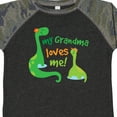 thumbnail image 4 of Inktastic Grandma Loves Me Grandchild Dinosaur Boys Toddler T-Shirt, 4 of 5