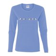 thumbnail image 2 of Friends Amigos Parody Pop Womens Graphic Long Sleeve T-Shirt, Light Blue, Large, 2 of 3