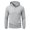 MY23-Gray, variant on MiYuan Mens Henley Hoodies Textured Knit Pullover Casual Long Sleeve Knit Hooded Sweatshirt with Kangaroo Pocket