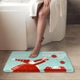 thumbnail image 3 of Bath Mats for Bathroom Cute Red Santa Claus Washable Cover Floor Rug Carpets Floor Mat Bathroom Decorations 16x24 Inches for Kitchen Bedroom Indoor, 3 of 6