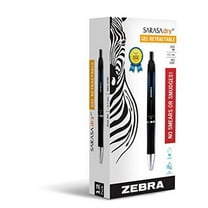 Zebra Sarasa Dry X1 Retractable Gel Ink Pens, Medium Point 0.7mm, Blue Rapid Dry Ink, 12-Count