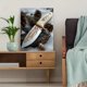 thumbnail image 5 of Qisvanset Framed Canvas Wall Art 12x16 Inch Engraved Fishing Knife Fisherman Hobby Gift Art, 5 of 5