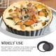 thumbnail image 3 of Yuarrent Quiche Pan Kits de utensilios para hornear con fondo extraíble Fácil de desmoldar Accesorio para hornear Suministros de cocina Utensilios de Type2 NO2 Yuarrent HA060379-02, 3 of 6