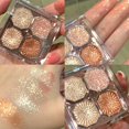 thumbnail image 1 of Sombra De Ojos De Cuatro Colores Perlado No Es Fácil De Quitar Maquillaje Estudiantes Baratos, 1 of 4