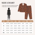 thumbnail image 4 of Yiaed Crayfish Print Pajamas Women's Long Sleeve Sleepwear Soft Button Down Loungewear Pjs Lounge Set Nightwear Womens Pajama Pants-X-Large, 4 of 7