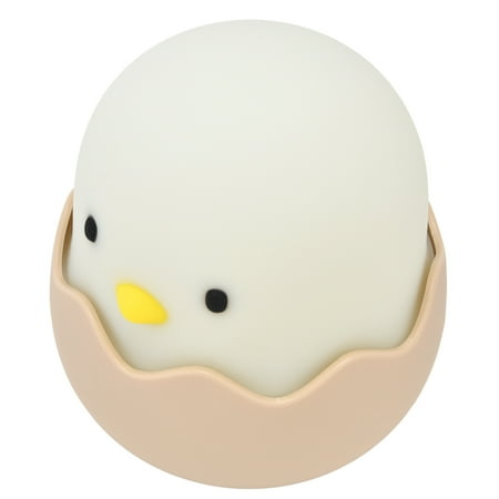 

EBTOOLS Night Light Eggshell Chicken 3 Dimensional Silicone Household Bedside Lamp F