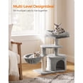 thumbnail image 4 of Torre pequeña Cat Tree Feandrea UPCT59W con rascador, 4 of 8