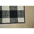 thumbnail image 6 of Garland Rug Country Living Buffalo Plaid 5 ft. x 7 ft. Area Rug Black/Ivory, 6 of 7