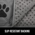 thumbnail image 5 of GORILLA GRIP Waterproof Couch Cover for Dogs, Washable Dog Sofa Cover Pet Blanket for Dogs and Cats, 52x82 Gray Black Paw, 5 of 10
