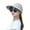 Beige, variant on WTXUE Visor Hats for Women Bald Cap Women's Spring And Summer Fashion Top Line Large Edge Sunshade Hat Tennis Hats Ponytail Hat Wide Brim Sun Hat Beige One Size