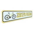 thumbnail image 3 of Kid Bike Room Aluminum Metal Decor Sign - 4x18 inches, 3 of 4