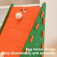 thumbnail image 6 of JoyMagic Triangular Cat Scratcher with Vertical Integrated, Wear Non-Shedding Scratching Board, Cat Bed and Climbing Mat, 6 of 8