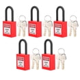 thumbnail image 3 of Lockout Lock, Lockout  Red Tagout Lock  For Mechanical Equipment Yellow,Red, 3 of 8