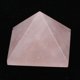 thumbnail image 2 of 2x Lucky Natural Pink Clear Whtie Crystals Obsidian Fengshui Adornos para regalos de decoración de Navidad perfecl Cristal piramidal, 2 of 8