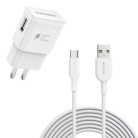 Type-C Fast Home Charger for Motorola Moto G Power 5G (2024) - 10ft USB Cable Quick Power Adapter Travel