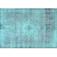 thumbnail image 1 of Ahgly Company Indoor Rectangle Persian Light Blue Traditional Area Rugs, 6' x 9', 1 of 4