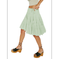 thumbnail image 2 of Falda Plisada de Cintura Alta con Volantes para Mujer, Falda de Tenis, Falda Pantalón Deportiva para Correr y Patinar. Verde M, 2 of 7