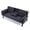 DARK GREY 02, variant on 70 inch Futon Sofa Bed Cotton Linen Sofa Couch Convertible Folding Recliner with 2 Cup Holders,Side Storage for Living Room,Yellow