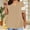 A-Khaki, variant on 4X Women's Plus Size Clothes Under $10 Fashionable And Loose V-Neck Blouse Casual Loose Short Sleeve Blouse Casual Tops