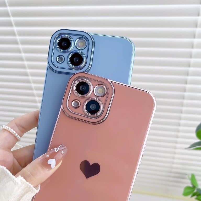 for iPhone 16 Pro Max Case Luxury for Women Girls Cute Love Heart