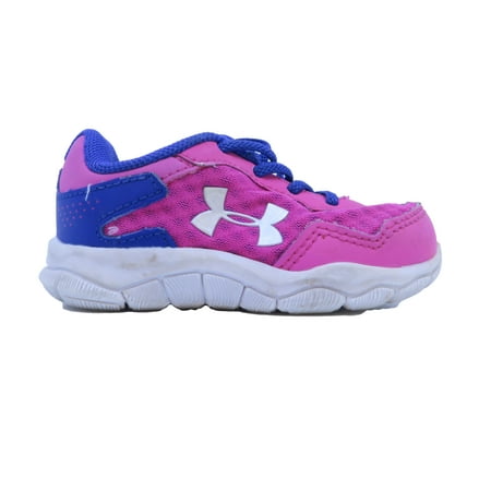 

Pre-owned Under Armour Girls Pink | Purple | White Sneakers size: 4 Infant