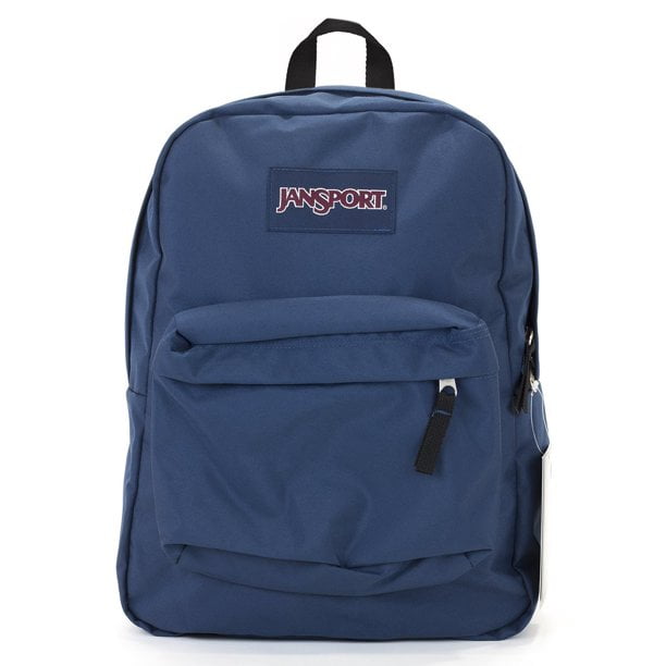 Jansport Superbreak Backpack Blue Ziggy Stripe NWT 