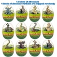 thumbnail image 2 of Huevos de Pascua con coches retráctiles de dinosaurio para niños, paquete de 4, 2 of 6