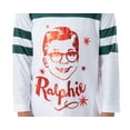 thumbnail image 4 of A Christmas Story Girl's Ralphie Striped Sleeve Nightgown Pajama Shirt, 4 of 6