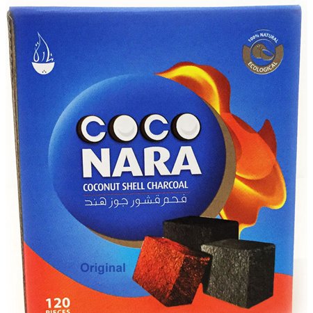 CocoNara Natural Charcoal (120 Flat Pieces)