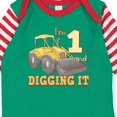 thumbnail image 4 of Inktastic I'm 1 and Digging It Bulldozer Boys or Girls Long Sleeve Baby Bodysuit, 4 of 5
