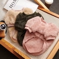 thumbnail image 4 of Yidarton 2022 autumn and winter new dog clothes pet clothes super stretch fleece coat pit bull Teddy dog clothes Apricot S, 4 of 7
