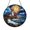 Acrylic 3.5 Inch, variant on Starry Lighthouse Window Suncatcher with Stained Glass Effect, Decorative Coastal Night Window Art