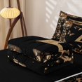 thumbnail image 5 of Catabedysis Personalized Letter Gifts Zipper Twin Comforter Sets with Fitted Sheet and 2 Pillowcases,Classic Cheetah Alphabet Z Zipper Bedding Set For Girls,Black Reversible,4 Pieces, 5 of 7