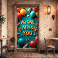 thumbnail image 4 of LUUFILx We Will Miss You Banner Background Backdrop Party Decorations Farewell Balloons Confetti Celebration Supplies Event Props Party Enthusiast Decor, 4 of 7