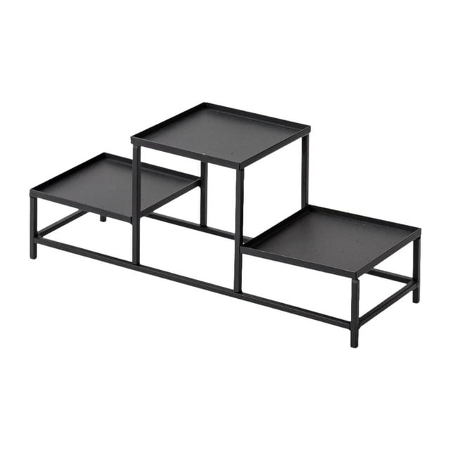 Luzkey Desk Shelf Riser Display Stand Desktop Organizer Stable Fashion Sturdy Teaware Storage Rack Bookshelf for Home Kitchen Office B