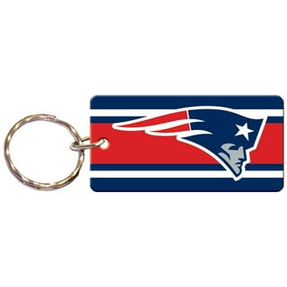 New England Patriots Carved Metal Key Chain