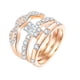 thumbnail image 3 of 3 Juego de s de de moda Zirconia con incrustaciones Talla 6 Sunnimix Anillo de diamante de circón, 3 of 8